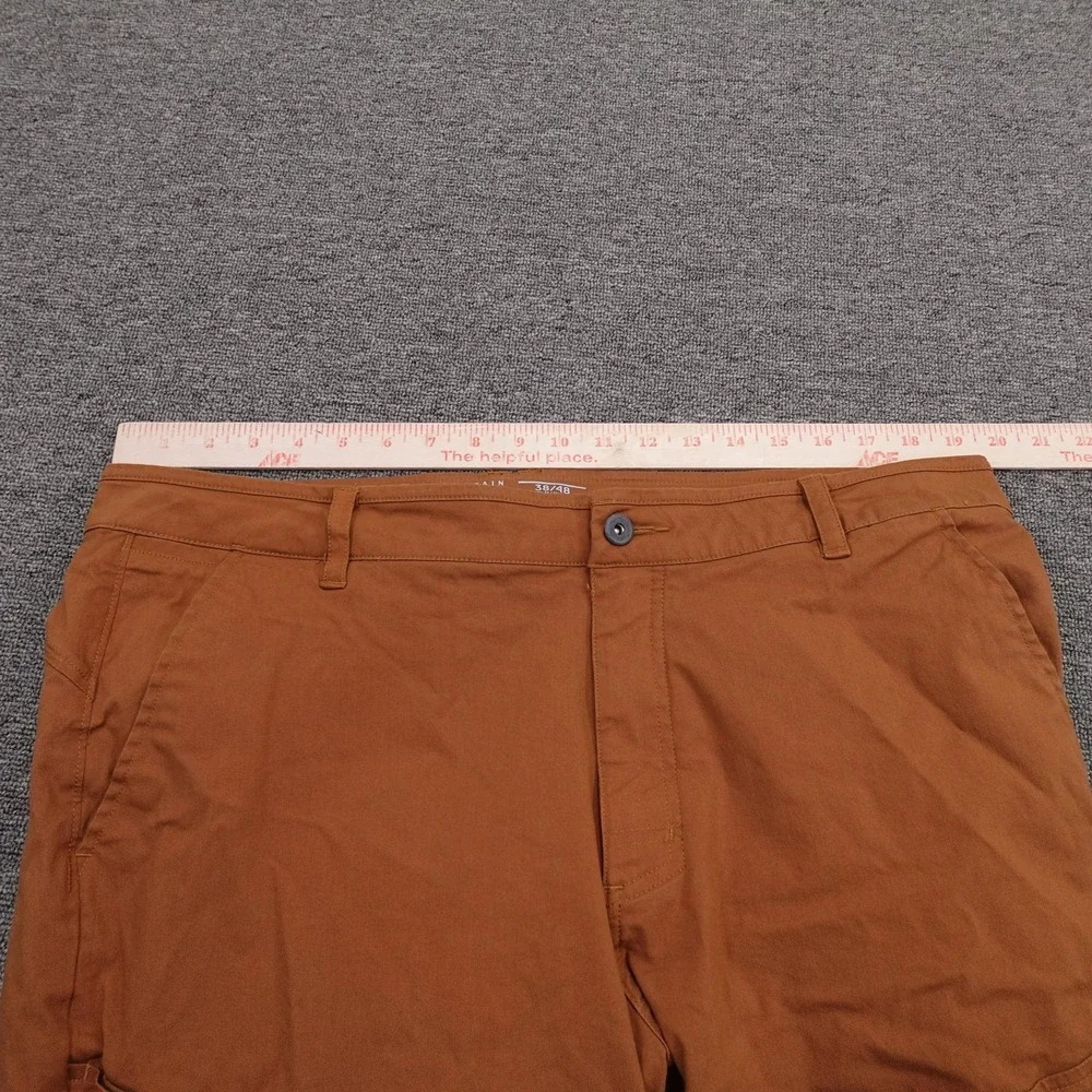 Mountain Hardwear Pants Mens 38x32 Brown AP Pant Hiking Stretch Zip Pocket